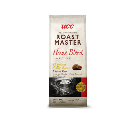 UCC Roast Master Coffee Beans House Blend 250g